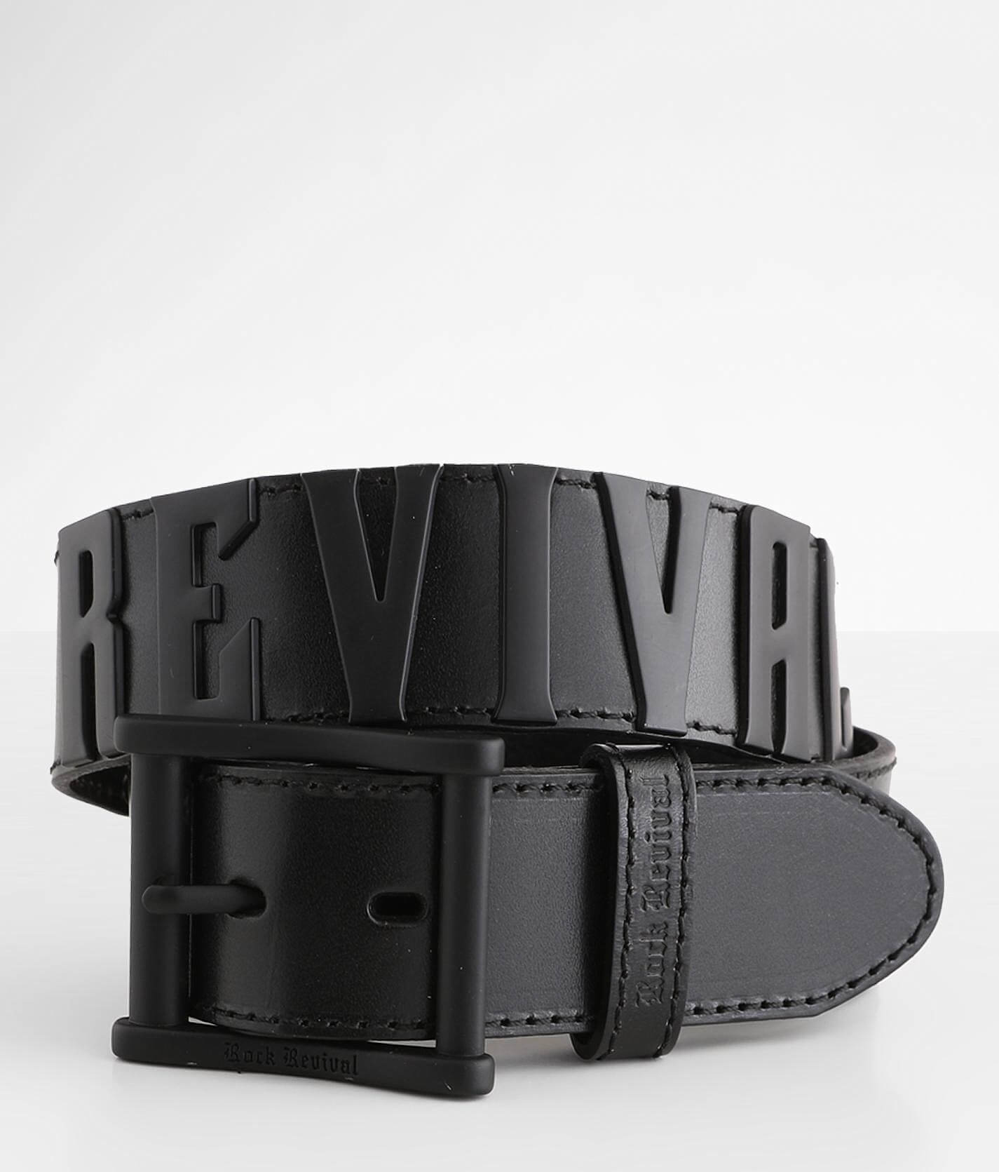 rock revival belt with diamonds