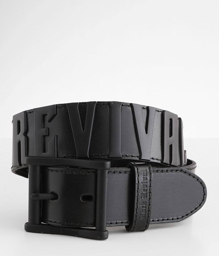 Ricky belt BLACK/RED/GUNMETAL CLASSIC LEATHER - Men Belts
