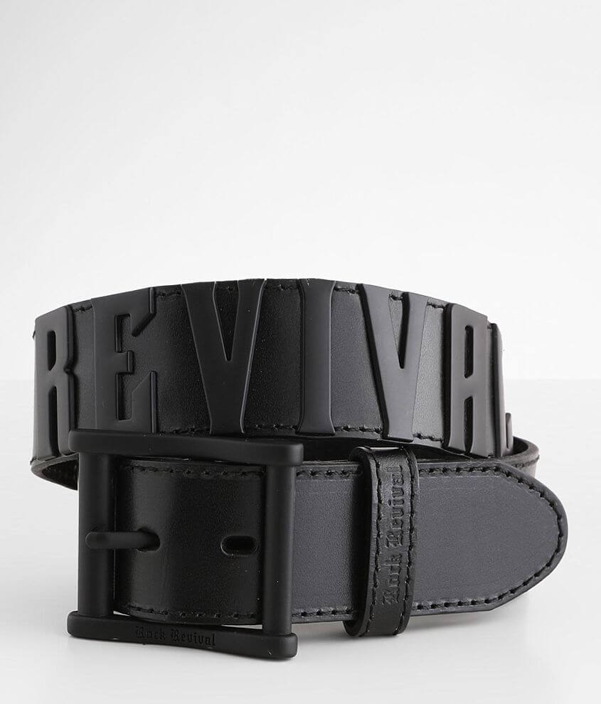 Leather rock outlet belts