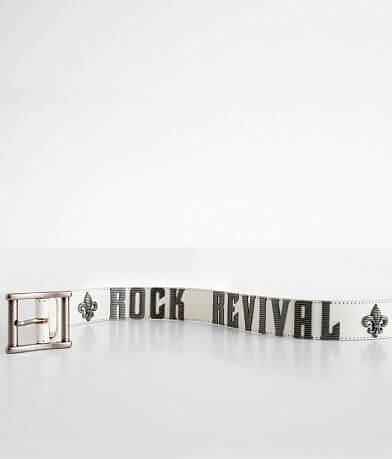 Rock Revival White Rock Georgia Leather Belt misc detail 2 view