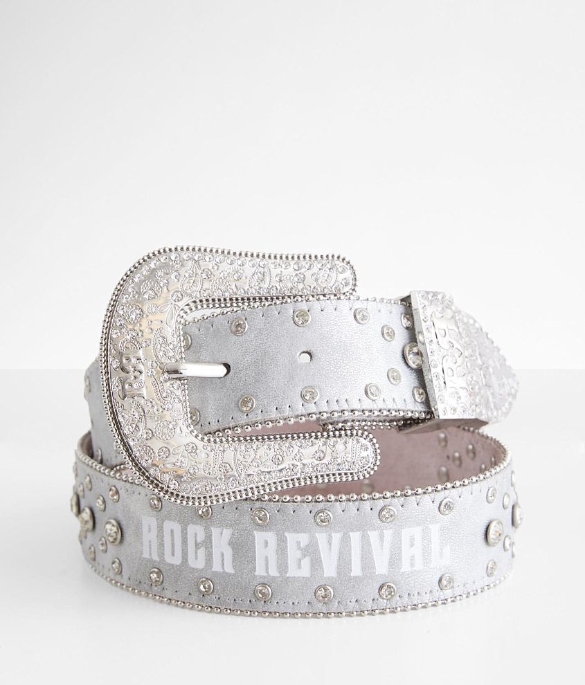 Rock Revival Glitz Leather Belt front view