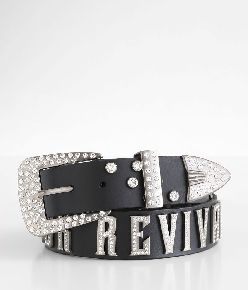 BKE Glitz Rhinestone Belt - Women's Belts in Silver