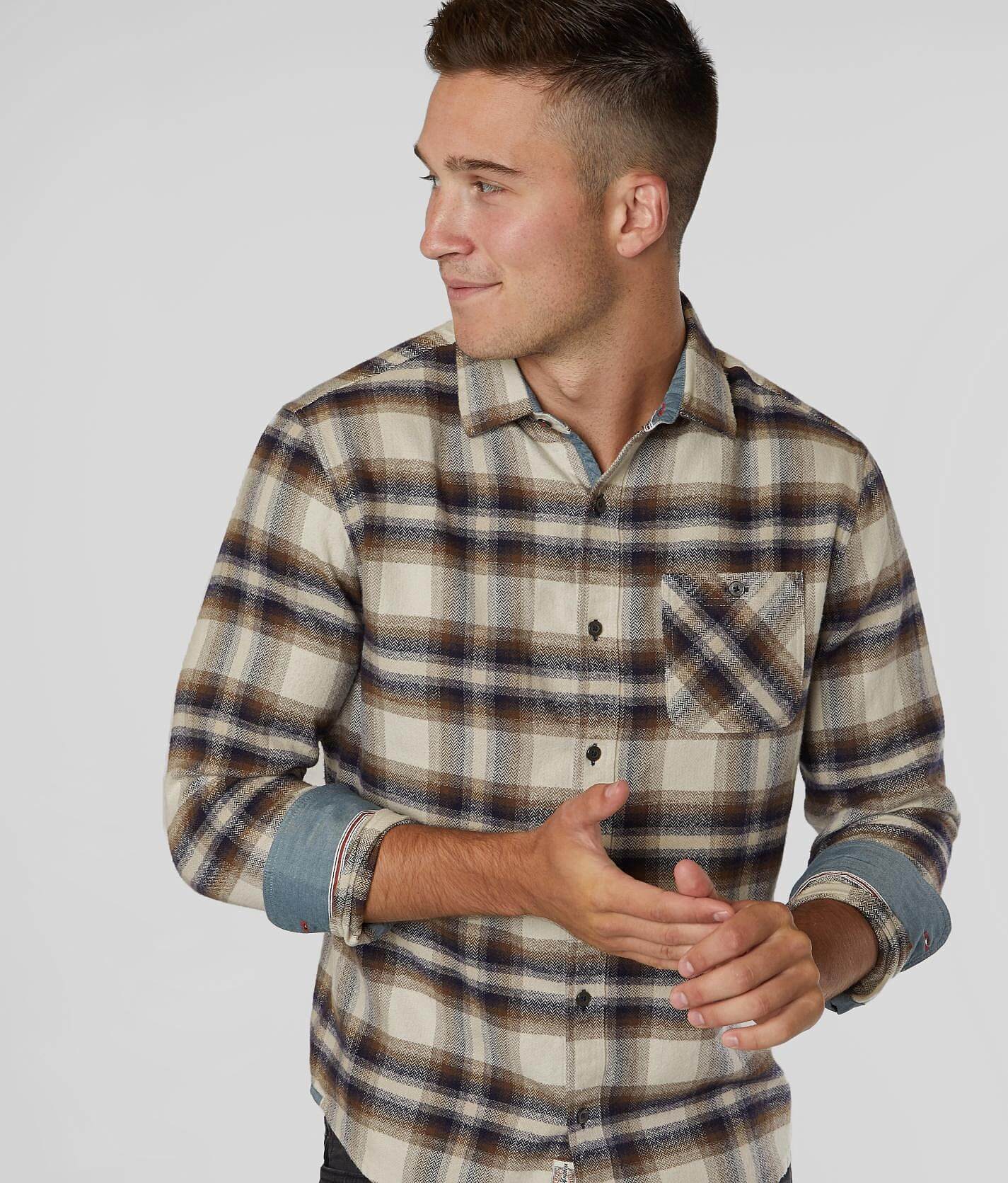 Flag \u0026 Anthem Sanders Plaid Flannel Shirt