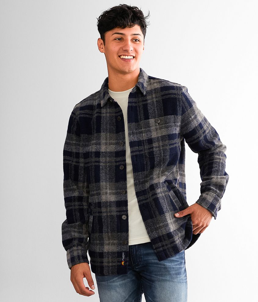 Flag &#38; Anthem Newberg Plaid Flannel Shirt front view