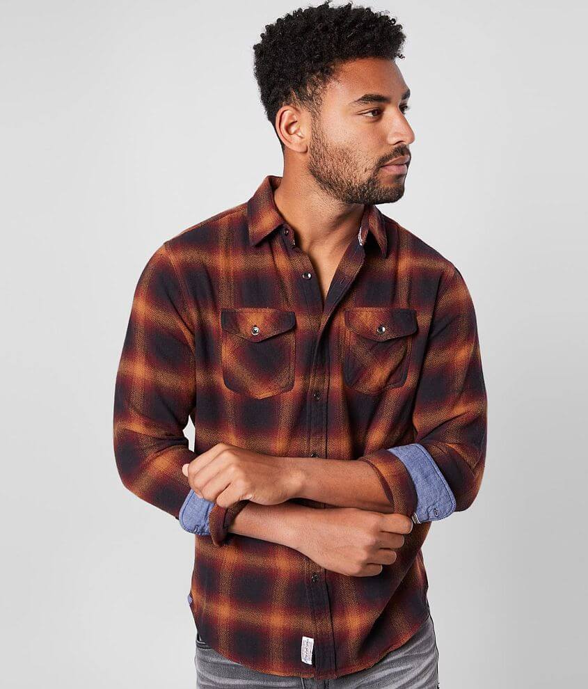 Flag & Anthem Almont Flannel Shirt - Men's Shirts in Rust Black | Buckle