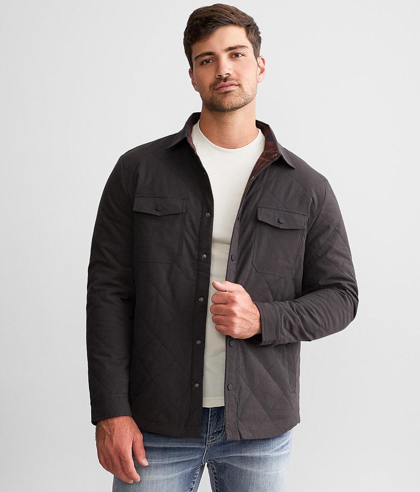 Flag & Anthem Quilted Chapin Shacket - Men's Coats/Jackets in Charcoal ...