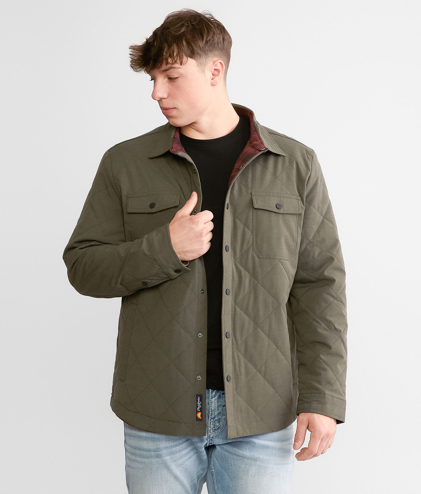 ジャケット・アウター FLAGSTUFF BLEACH CORDS C-A (OLIVE) 20aw FLAGSTUFF BLEACH CORDS C-A (OLIVE) 20aw ジャケット・アウター