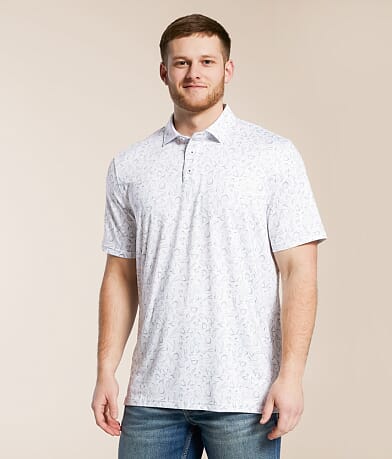 Flag & Anthem Linton Golf Performance Stretch Polo front view