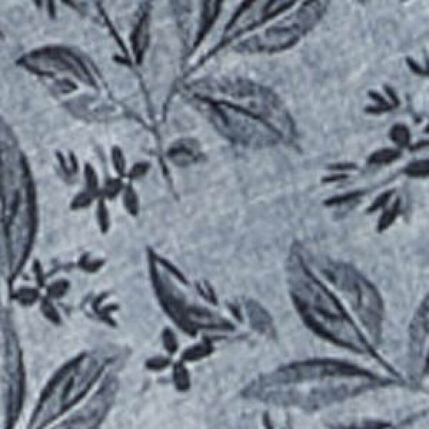 Blue Leaf Print