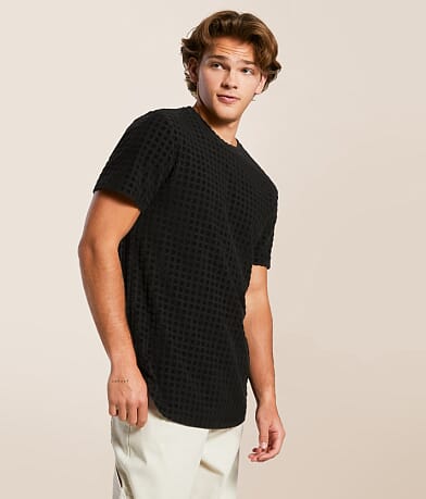 Nova Industries Flocked Square T-Shirt front view
