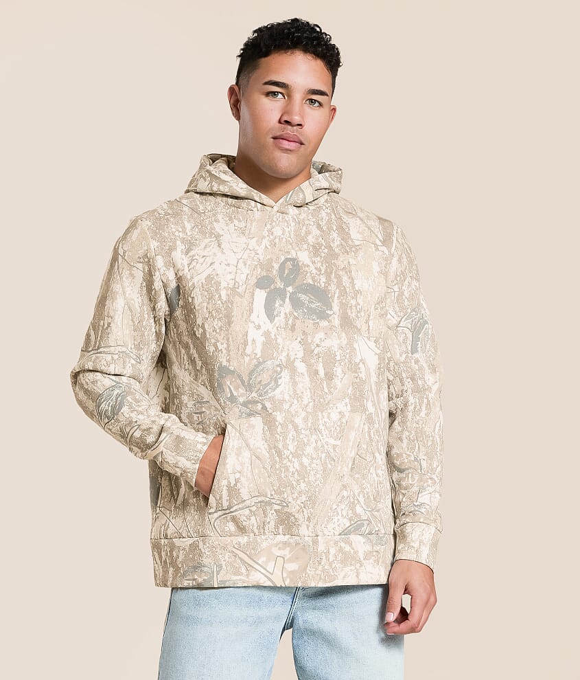 Camo Print Hooded Sweatshirt