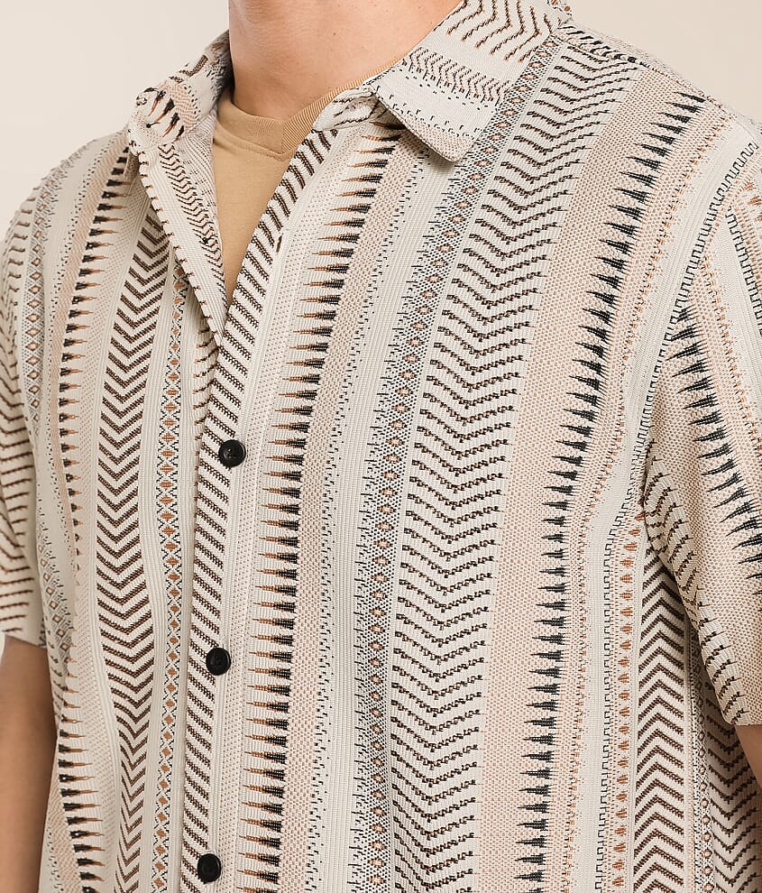 Jacquard Knit Shirt