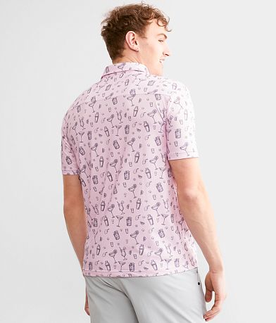 Flomotion Happy Hour Performance Polo BACK
