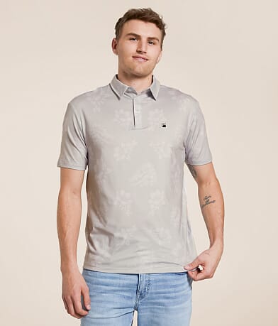 Flomotion Gator Grungle Performance Polo front view