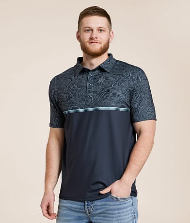 Flomotion Toothy Topo Performance Polo front view