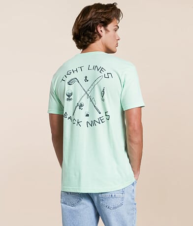 Flomotion Tight Lines & Back Nines T-Shirt front view