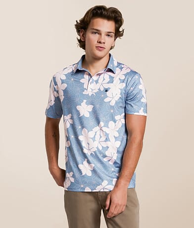 Flomotion Flora Performance Polo front view