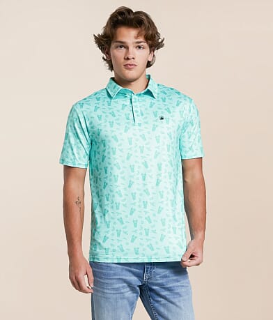 Flomotion Rum Club Performance Polo front view