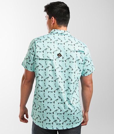 Flomotion Lures Bamboo Performance Shirt back view