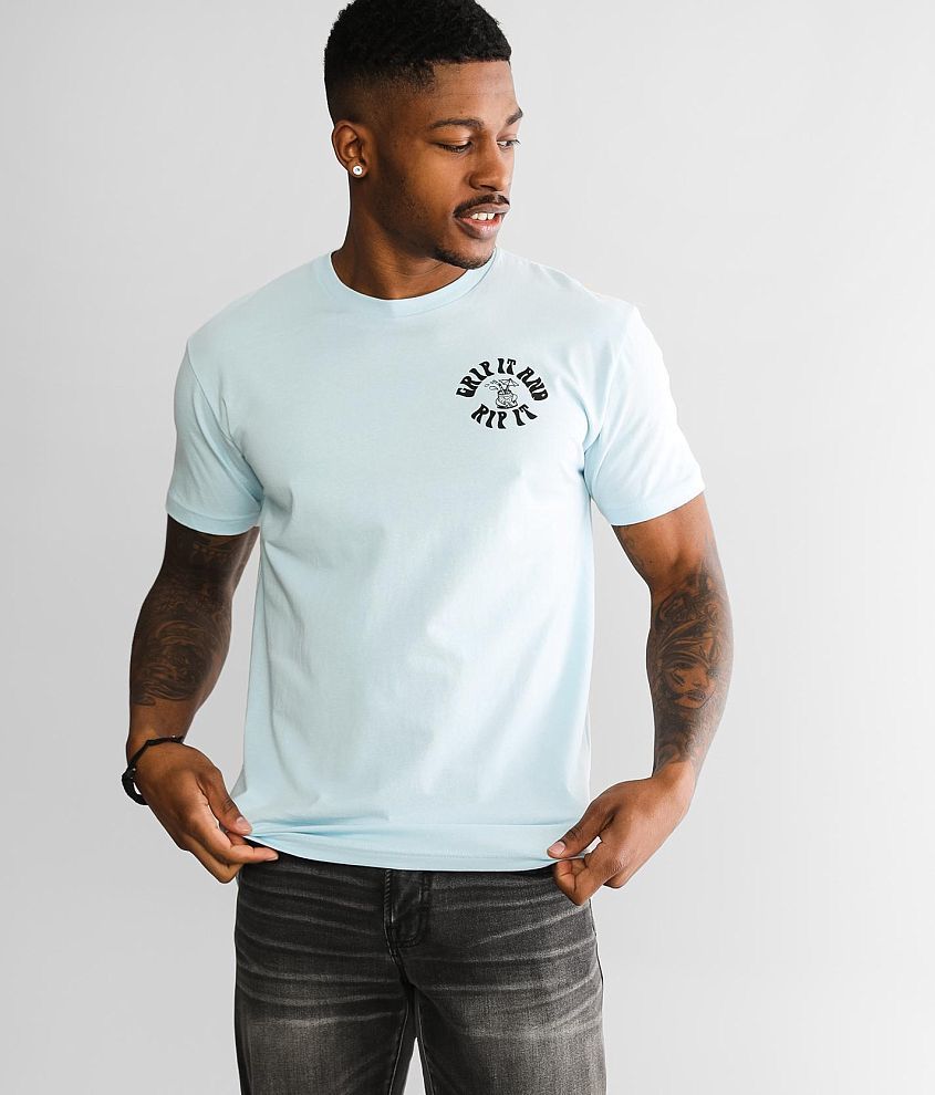 Flomotion Grip It & Rip It T-Shirt - Men's T-Shirts in Light Blue | Buckle