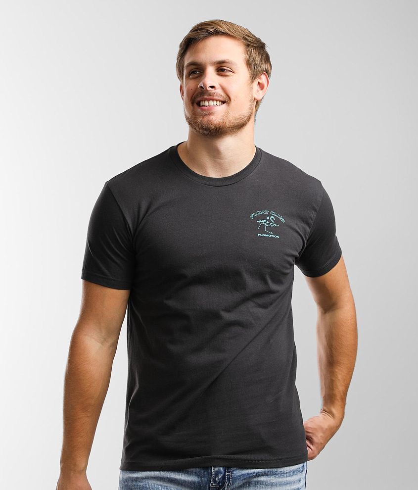 Flomotion Float Club T-Shirt - Men's T-Shirts in Graphite Black | Buckle