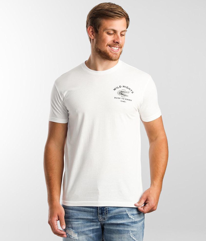 Flomotion Wild Nights T-Shirt - Men's T-Shirts in White | Buckle