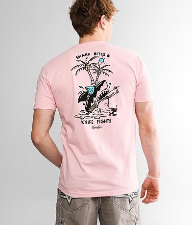 Flomotion Shark Bites &amp; Knife Fights T-Shirt back view
