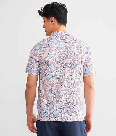 Flomotion Topo Performance Stretch Polo BACK