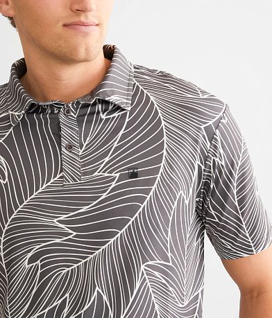 Flomotion Banana Leaf Performance Stretch Polo MISC_DETAIL_1