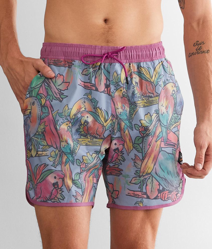 Flomotion Flockers Volley Swim Trunks - Men's Swimwear in Light Blue ...