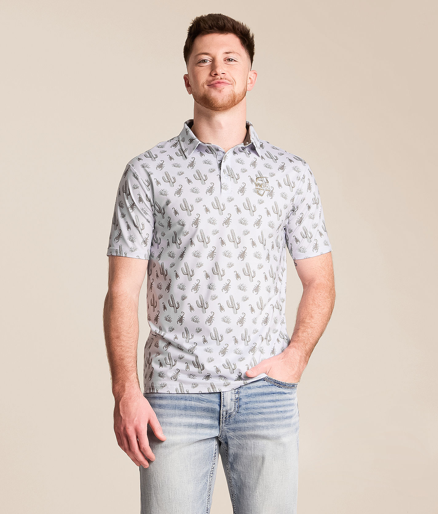 Flomotion Phoenix Open Calypso Cactus Performance Polo - Men's