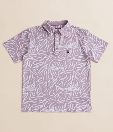 Flomotion Boys - Tiger Shark Performance Polo front view