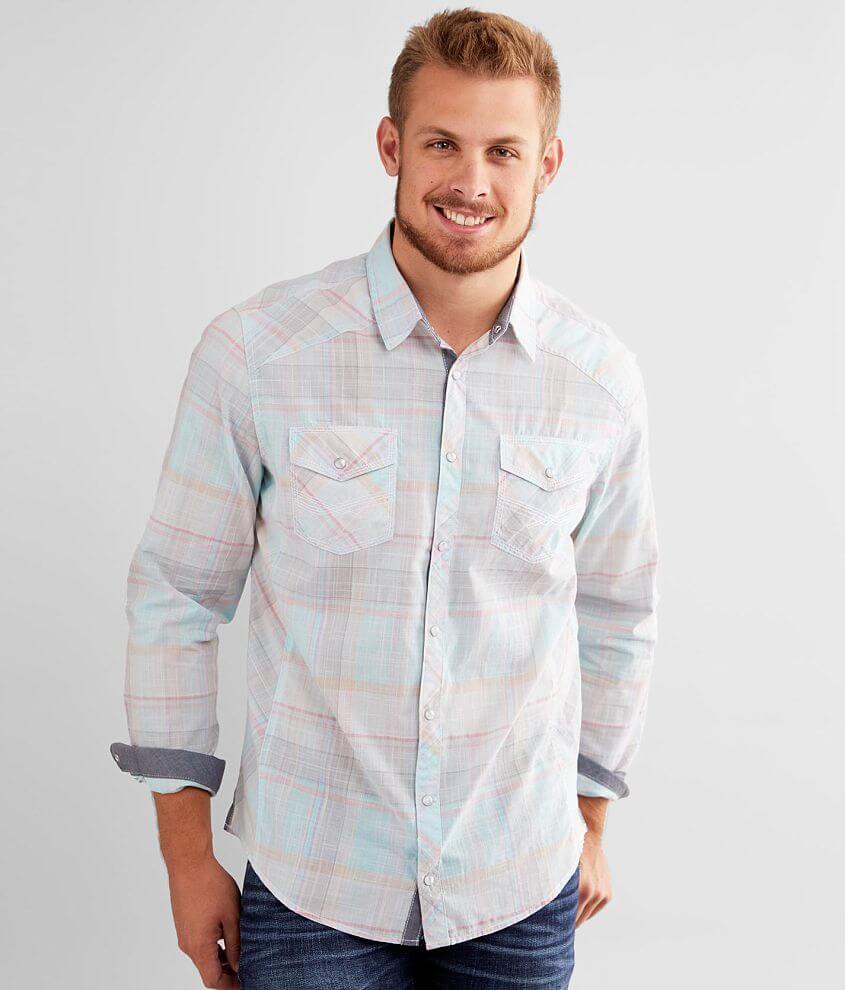 BKE Plaid Standard Shirt - Men's Shirts in Multi | Buckle