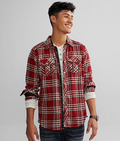 BKE Flannel Standard Shirt front view