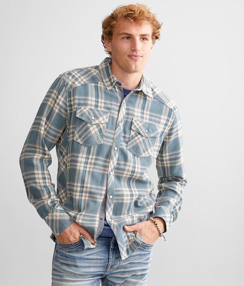 BKE Flannel Athletic Shirt front view