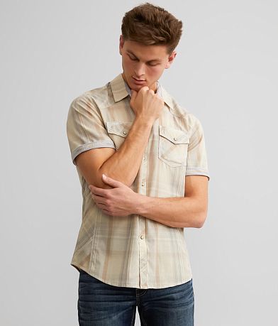 BKE Plaid Athletic Shirt FULL_RIGHT_SIDE