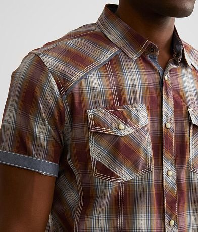 BKE Plaid Standard Shirt misc detail 1 view