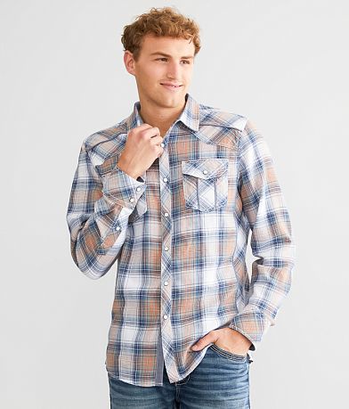 BKE Plaid Athletic Shirt FULL_RIGHT_SIDE