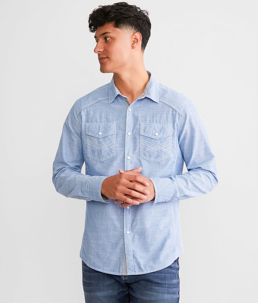 BKE Striped Standard Shirt