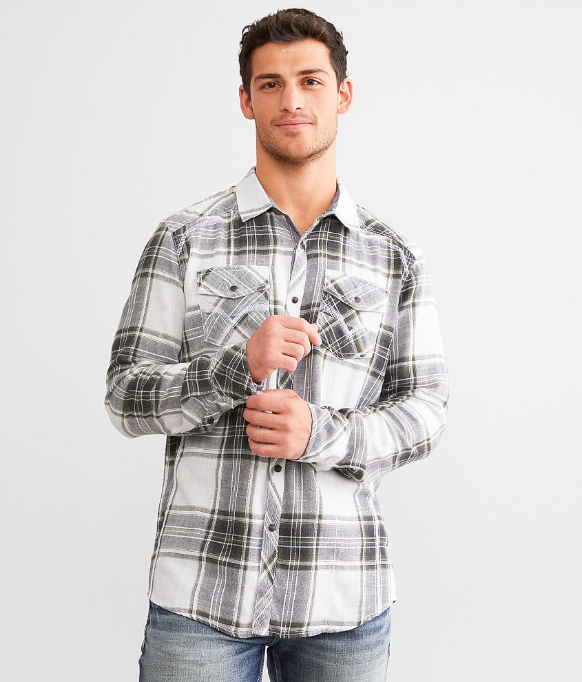 BKE Plaid Athletic Shirt