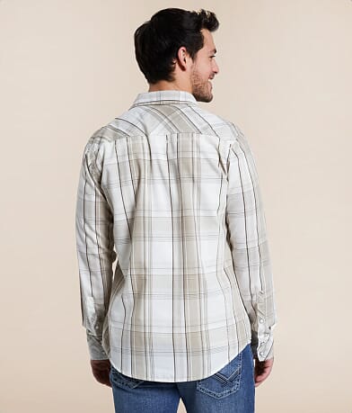 BKE Plaid Standard Shirt BACK