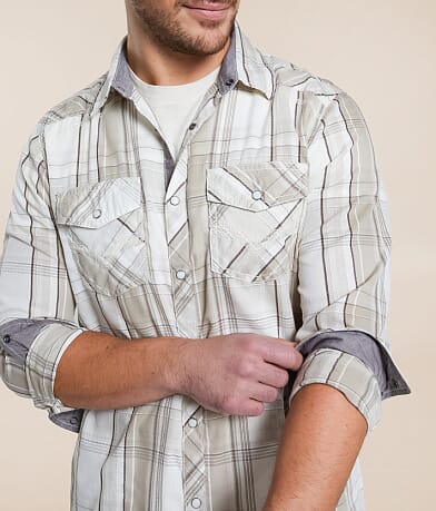 BKE Plaid Standard Shirt MISC_DETAIL_1