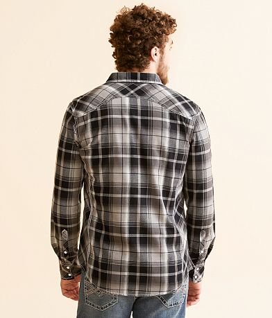 BKE Plaid Standard Shirt BACK