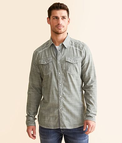 BKE Woven Athletic Shirt front view