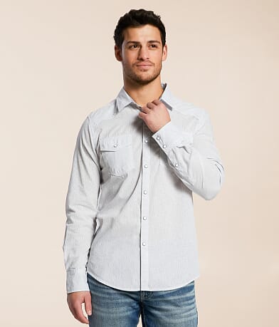 BKE Striped Standard Shirt front view