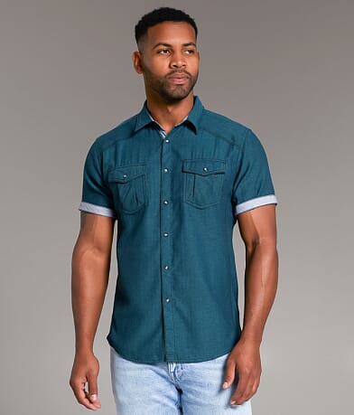 BKE Herringbone Athletic Shirt front view