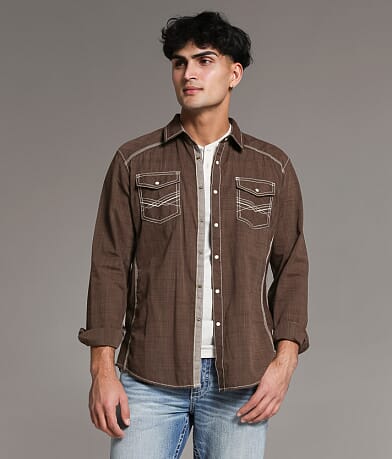 BKE Embroidered Athletic Shirt front view