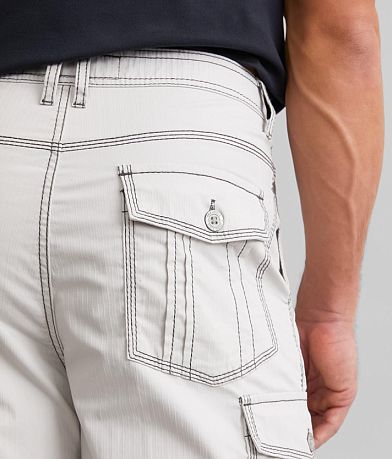 BKE Mitchell Cargo Stretch Short back pocket view