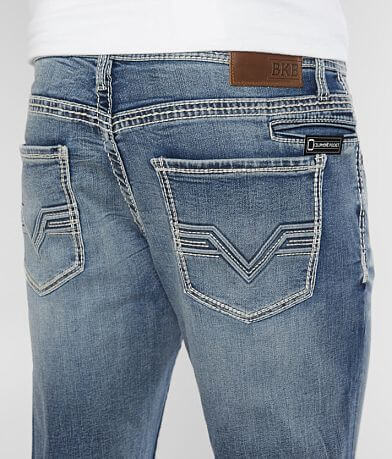 BKE Jake Straight Stretch Jean back pocket view