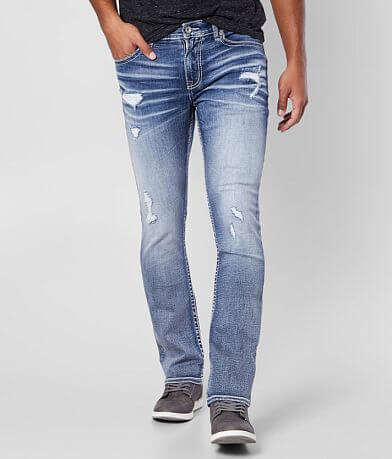 BKE Alec Straight Stretch Jean full left side view
